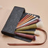 EIGSHOW Beauty Face 5-COLOR SERIES - 9 PCS MAKEUP BRUSH KIT WITH A POUCH